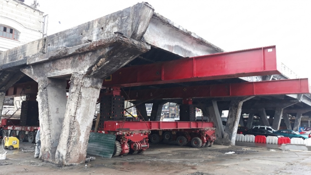 Rapid SPMT bridge replacement