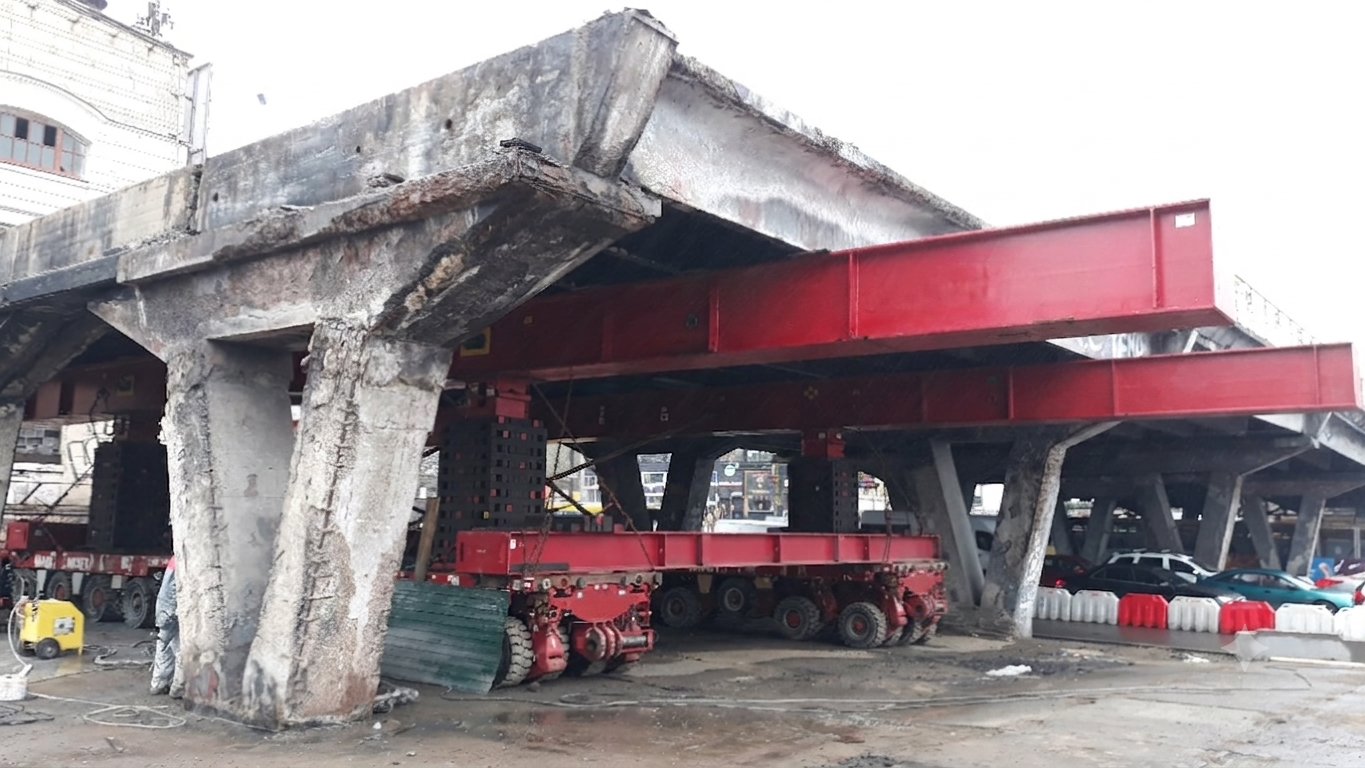 Rapid SPMT bridge replacement
